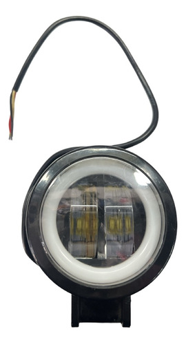 Faro Auxiliar Con Lupa Led Ojo De Angel Ruta 3 Motos