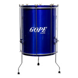 Surdo Gope 18 Pol 60cm Aluminio Com Tripe Selfie Azul Oferta