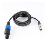 Cable De Audio/video Speakon Macho A Xlr Hembra 3-pin | 3m