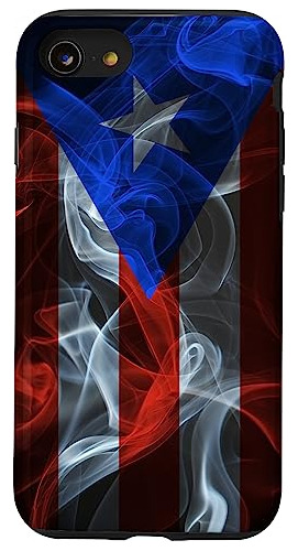 Funda Para iPhone SE (2020) / 7 / 8 Smoky Puerto Rico Flag -