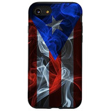 Funda Para iPhone SE (2020) / 7 / 8 Smoky Puerto Rico Flag -