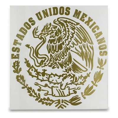 Calcomanía Sticker Escudo Nacional Mexicano 20x20 Cm | MercadoLibre