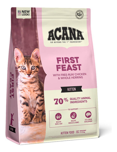 Alimento Para Gatos Acana First Feast Kitten 1.8 Kg 