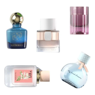 Pack 5 Perfumes Mixtos Mujer 100ml + Bodyspray Regalo 250 Ml | Meses sin interés