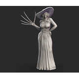 Resident Evil Village Lady D Archivo Stl Para Impresion 3d 