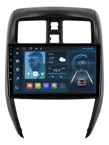 Estéreo Android 4g+64gb Carplay Para Nissan Versa 2015-2019