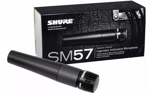 Micrófono Shure Sm Sm57-lc Dinámico Cardioide Negro Original