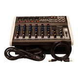 Consola Potenciada Parquer 8ch 48v Sd Usb Bt Grabacion A Pc