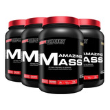 Combo 4x Hipercalórico Amazing Mass 1,5kg - Bodybuilders