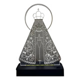 Luminária Nossa Senhora Aparecida Led Com Cabo Usb Grande