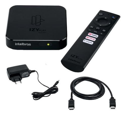 Smart Box Intelbras Android Tv Izy Play Full Hd 8gb Preto Co