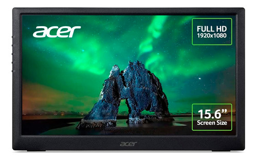 Monitor Portable Acer Pm1 15.6  Fhd 1920x1080 Usb-c Negro