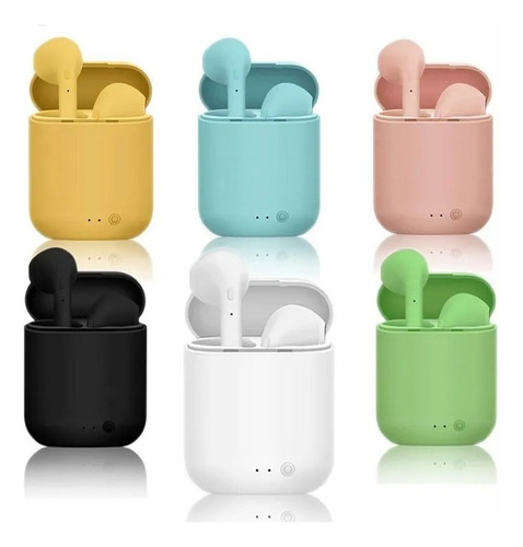 Auriculares Bluetooth I7 Mini Mayoreo Coloridos 6pzs L