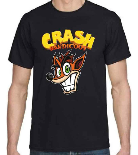 Polera Crash Bandicoot Cara Videojuego Algodón Xxl Xxxl