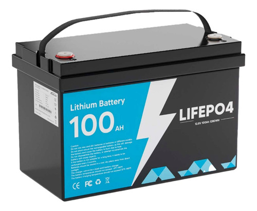 Bateria De Litio Lifepo4 12v 100ah Lithium Solar