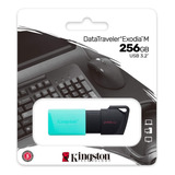 Pendrive 256 Gb Kingston 3.2 Exodia M Aqua 