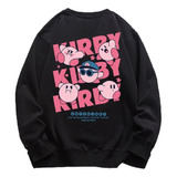 Sudadera Algodón Estampado Digital Game Kirby Gafas De Sol