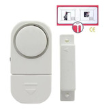 Alarma Adhesiva Con Sensor Para Puerta Color Blanco