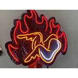 Letrero Led Neon En Acrilico De 3 Mm 40*29cm Alitas