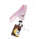 Credencial Tag Lanyard Bts Bt21 Originales Importados Corea