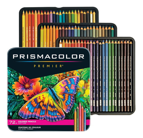 Colores Prismacolor Premier Profesionales Suaves 72 Piezas 