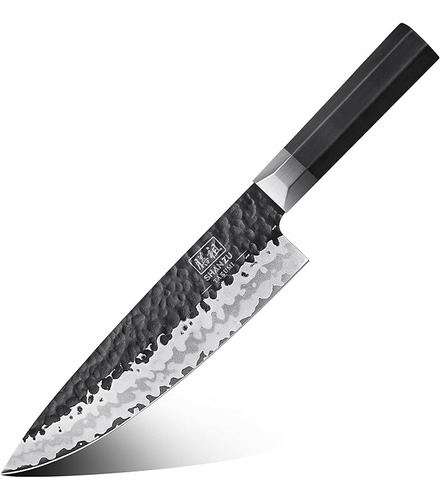 Cuchillo De Chef Japonés Forjado A Mano Shan Zu, Cuchillo De