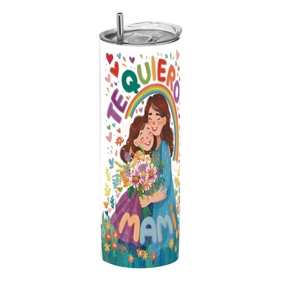 Termo Skinny Café Dia De Las Madres, Mamá Feliz Dia 26 Mujer Día De Las Madres