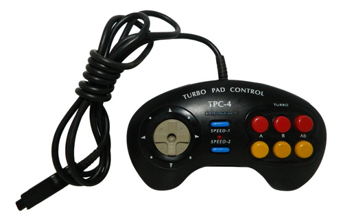 Controle Turbo Pad Tpc4 Joystick P/ Master System Ou Atari