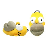 Pantufla Peluche Homero Simpson Originales Suela Goma 