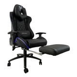 Silla Gamer Reclinable Ergonomica Negra Kitsune Rgb Retroilu