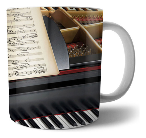 Taza Para Foto - Dia Del Padre - Piano