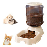 Kit  Dispensador Ch Agua Y Croqueta Automáticos Perro Gato 