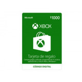 Xbox Live Gc 1000 Mxn R15 .