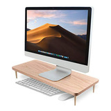 Elevador De Monitor De Madera Para iMac Y Laptop