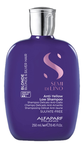 Alfaparf Shampoo Anti Yellow Semi Di Lino X 250 Ml Matizante