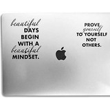 Biz-bae Laptop Sticker Quotes, Inspirador Motivational Quote