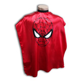 Capa P/ Corte De Cabelo Infantil Estampada Barbeiro Homem Aranha