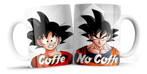 Taza Personalizada Dragón Ball Con Café - Sin Café P/regalo