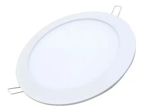 Plafón Led 20w Circular Para Embutir Luz Calida Fria Tbcin Color Amarillo