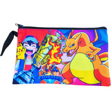 Estuche Escolar Pokemon Ash Pikachu 