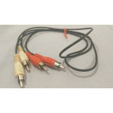 Cable 74cm Rca A Rca 2x2 Audio Video Tv Led Dvd Cctv 