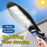 800w Luminaria Sensor Solar Refletor Led Poste Rua Parede1pc