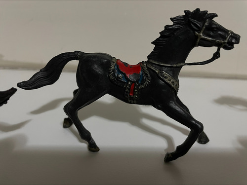 Forte Apache Gulliver Cavalo Preto De Cowboy