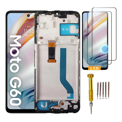 Kirayvsti Pantalla Y Táctil C/marco Ori Para Moto G60 Xt2135