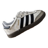 Zapatillas adidas Samba Blancas Y Negras Para Bebe Niño Fr21