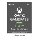 Xbox Game Pass Ultimate 1 Mes  Código De 25 Digitos Xbox/pc