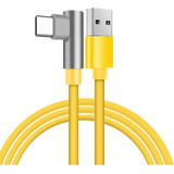 Cable Tipo C Carga Rapida Para Xiaomi 120w 1.8m 90 Grados