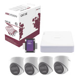 Kit Ip 4 Megapixel / Nvr De 4 Canales Con 4 Puertos Poe / 4