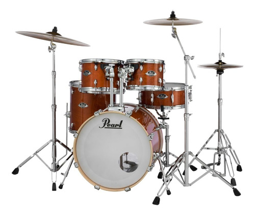 Bateria Pearl Export Com Bumbo 22¨ Revendedor Oficial Pearl