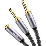 Cable Splitter 30cm Para Auriculares Y Microfono 